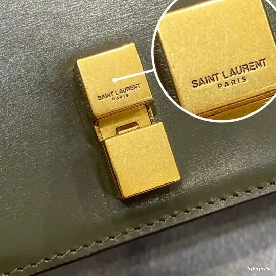 SMOOTH CARRE IN SATCHEL LEATHER LOULOU YSL 0610